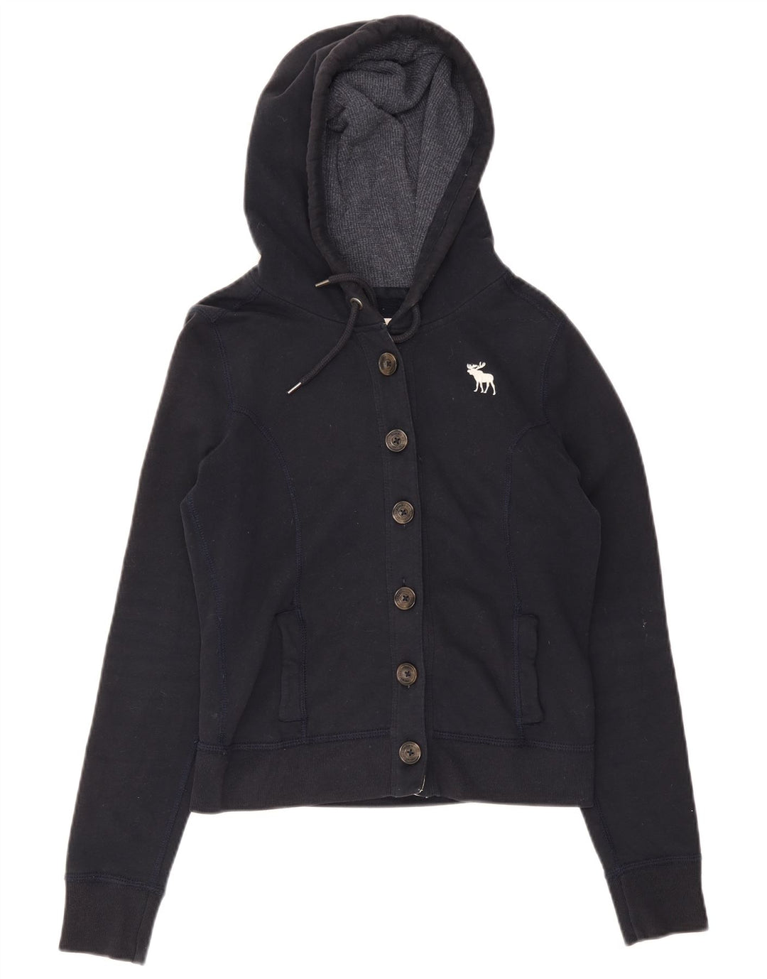 Giacca da tuta da donna Abercrombie & Fitch UK 14 blu navy medio
