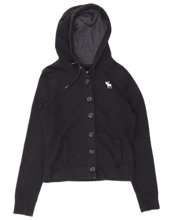 Giacca da tuta da donna Abercrombie & Fitch UK 14 blu navy medio