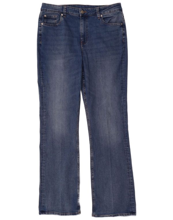 Jeans Bootcut da donna Marks & Spencer UK 16 Large W34 L33 Cotone blu