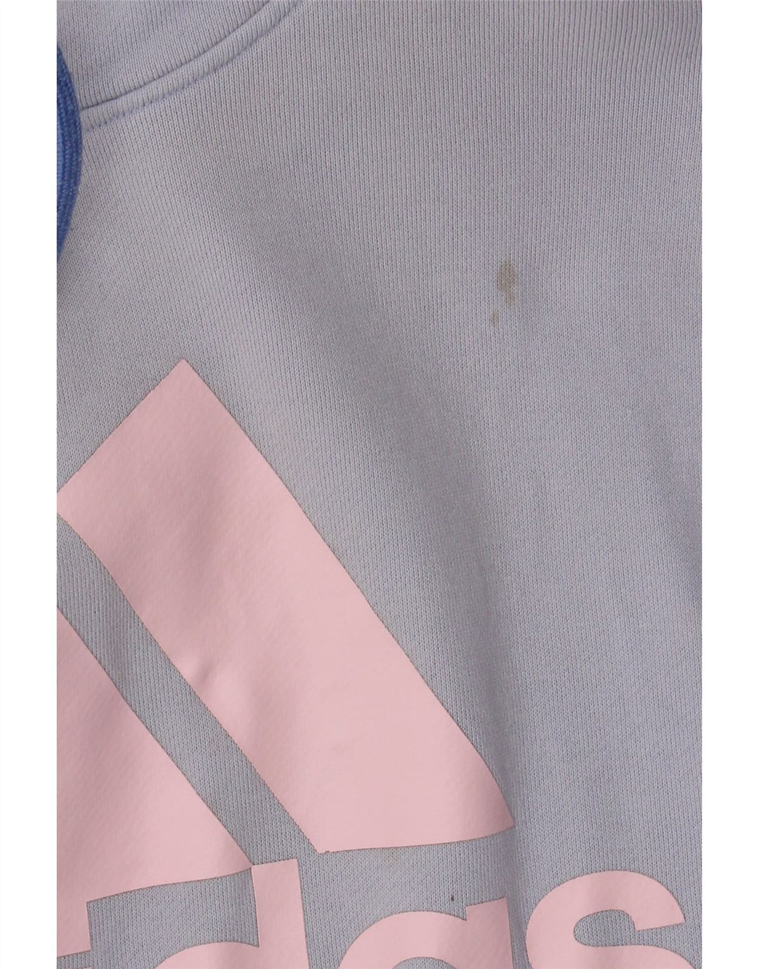 Maglione oversize con cappuccio da donna ADIDAS UK 12/14 Blu medio color block