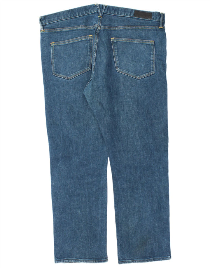 Jeans dritti autografi da uomo Marks & Spencer W36 L27 cotone blu