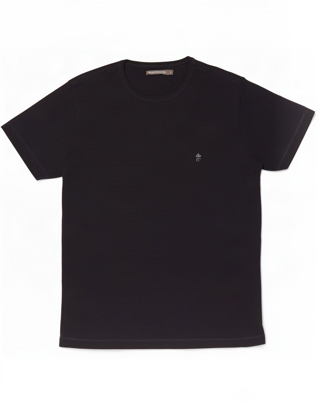 T-shirt da uomo French Connection Top grande in cotone blu navy