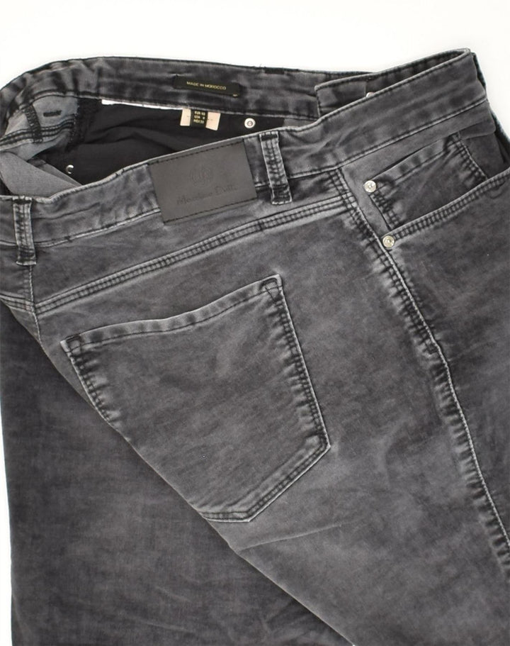 MASSIMO DUTTI Womens Tapered Jeans US 8 Medium W30 L25  Black Cotton | Vintage Massimo Dutti | Thrift | Second-Hand Massimo Dutti | Used Clothing | Messina Hembry 