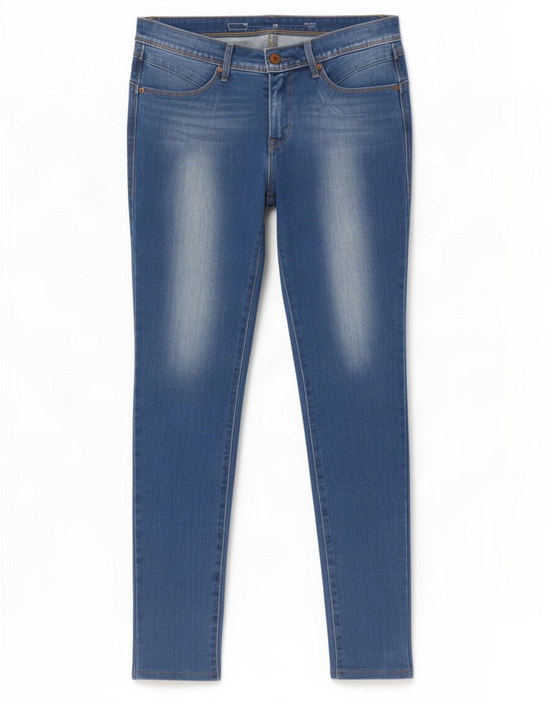 Jeans skinny Levi's da donna a vita media W28 L30 Blu