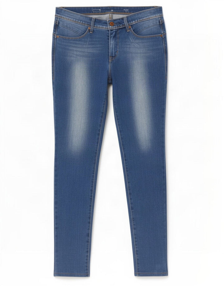 Jeans skinny Levi's da donna a vita media W28 L30 Blu