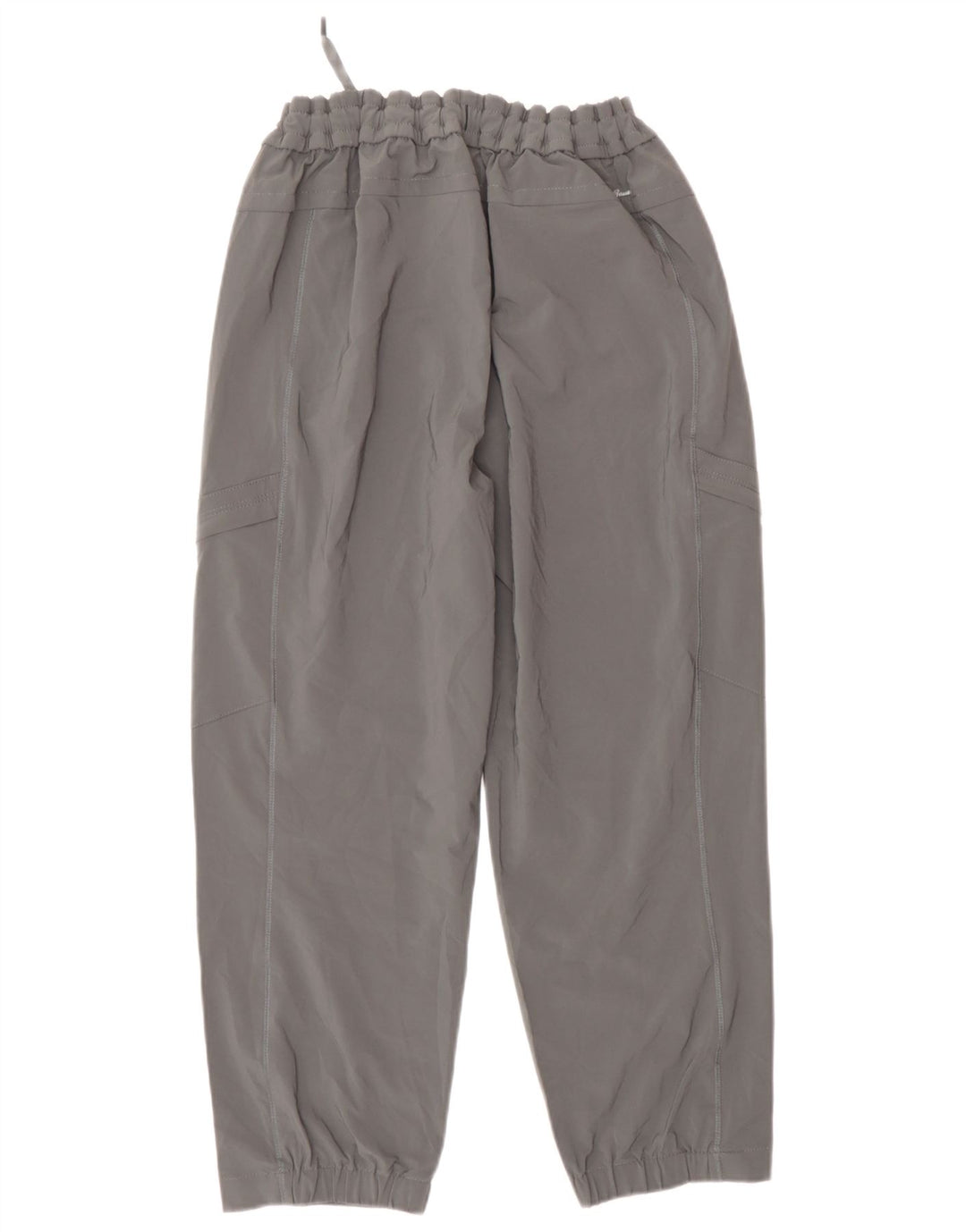 Pantaloni cargo corti da donna Eddie Bauer medi W30 L24 poliestere grigio