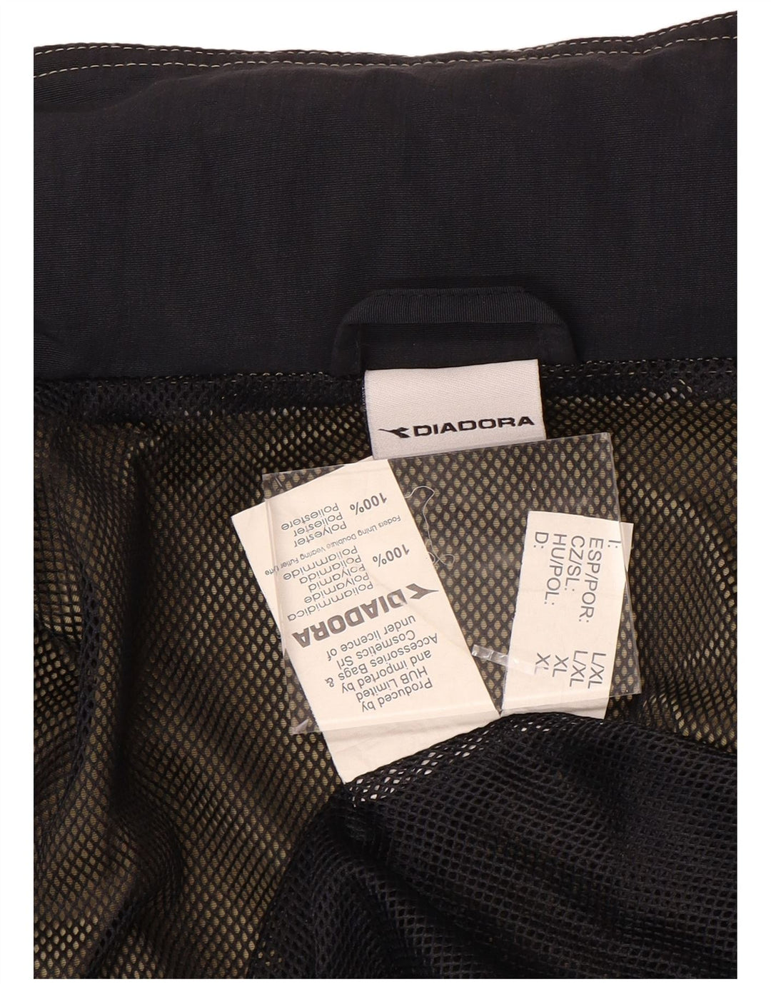 Giacca antipioggia da uomo Diadora UK 42 XL Beige Poliammide