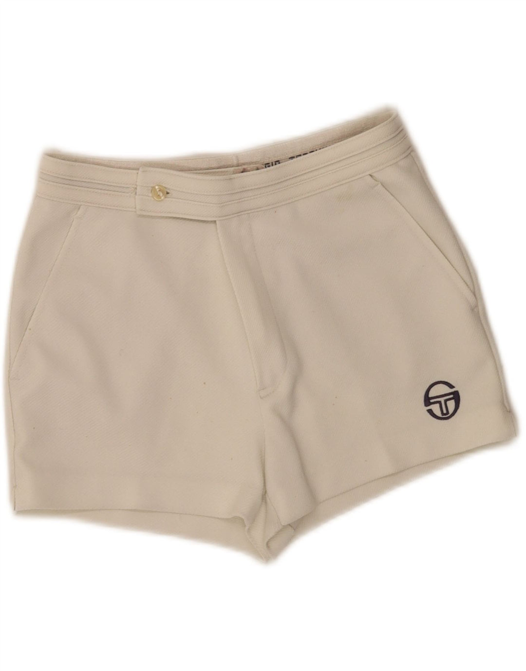 Pantaloncini chino da donna Sergio Tacchini IT 42 medi W26 bianchi