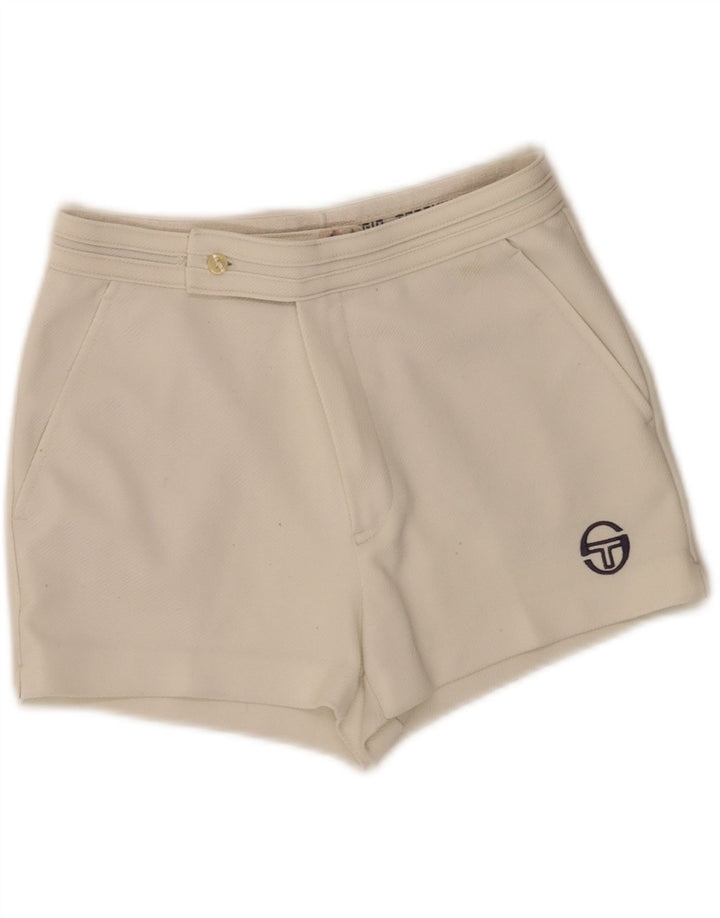 Pantaloncini chino da donna Sergio Tacchini IT 42 medi W26 bianchi