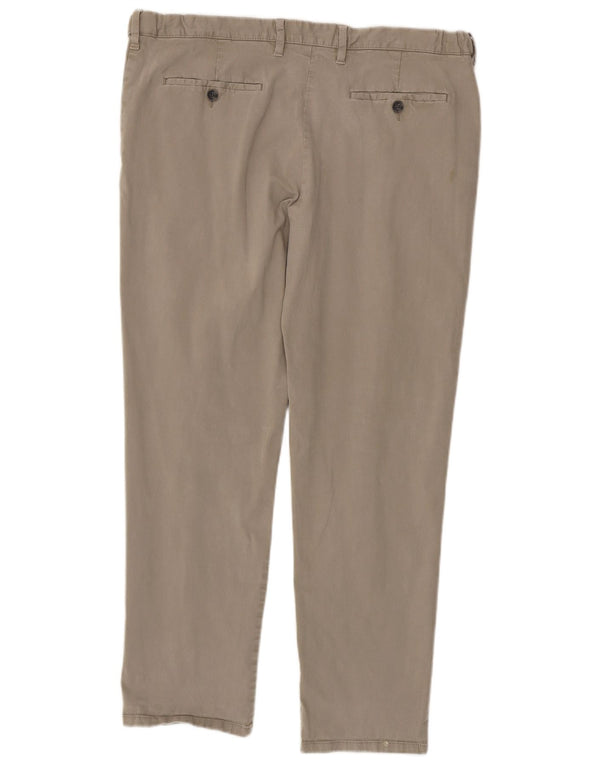 Pantaloni chino vestibilità regolare da uomo Marks & Spencer W40 L31 cotone beige