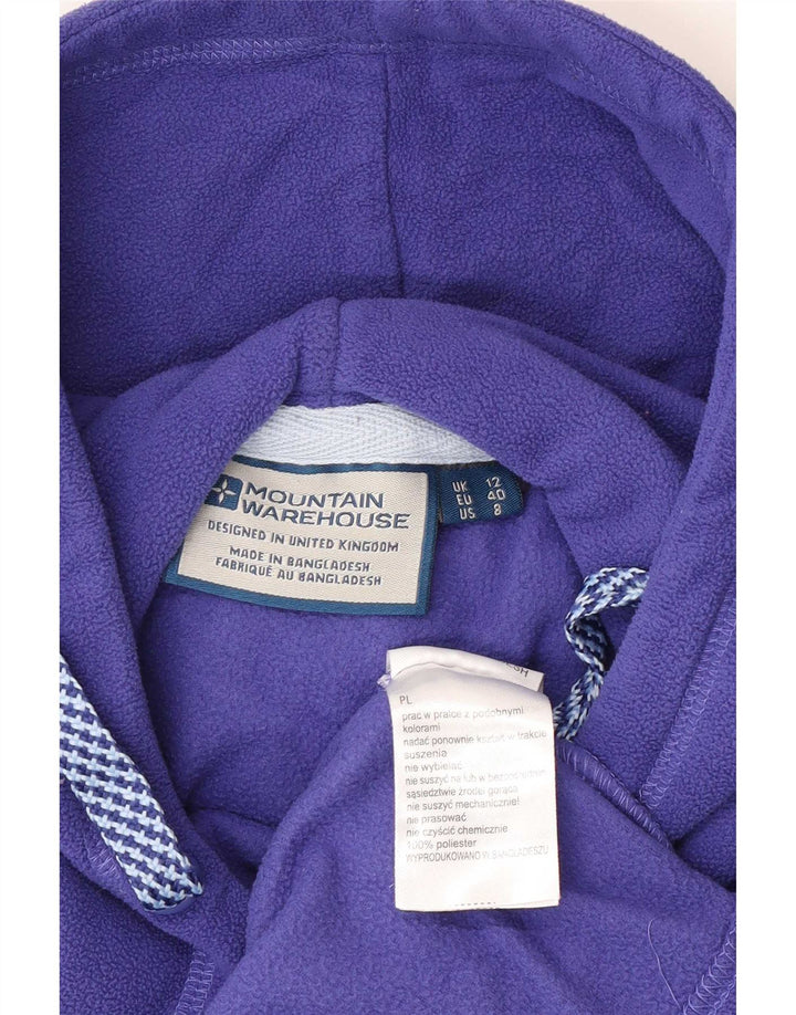 Felpa con cappuccio da donna Mountain Warehouse UK 12 Poliestere viola medio