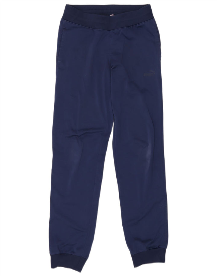 Pantaloni da tuta da donna PUMA Joggers UK 10 Small Poliestere blu navy