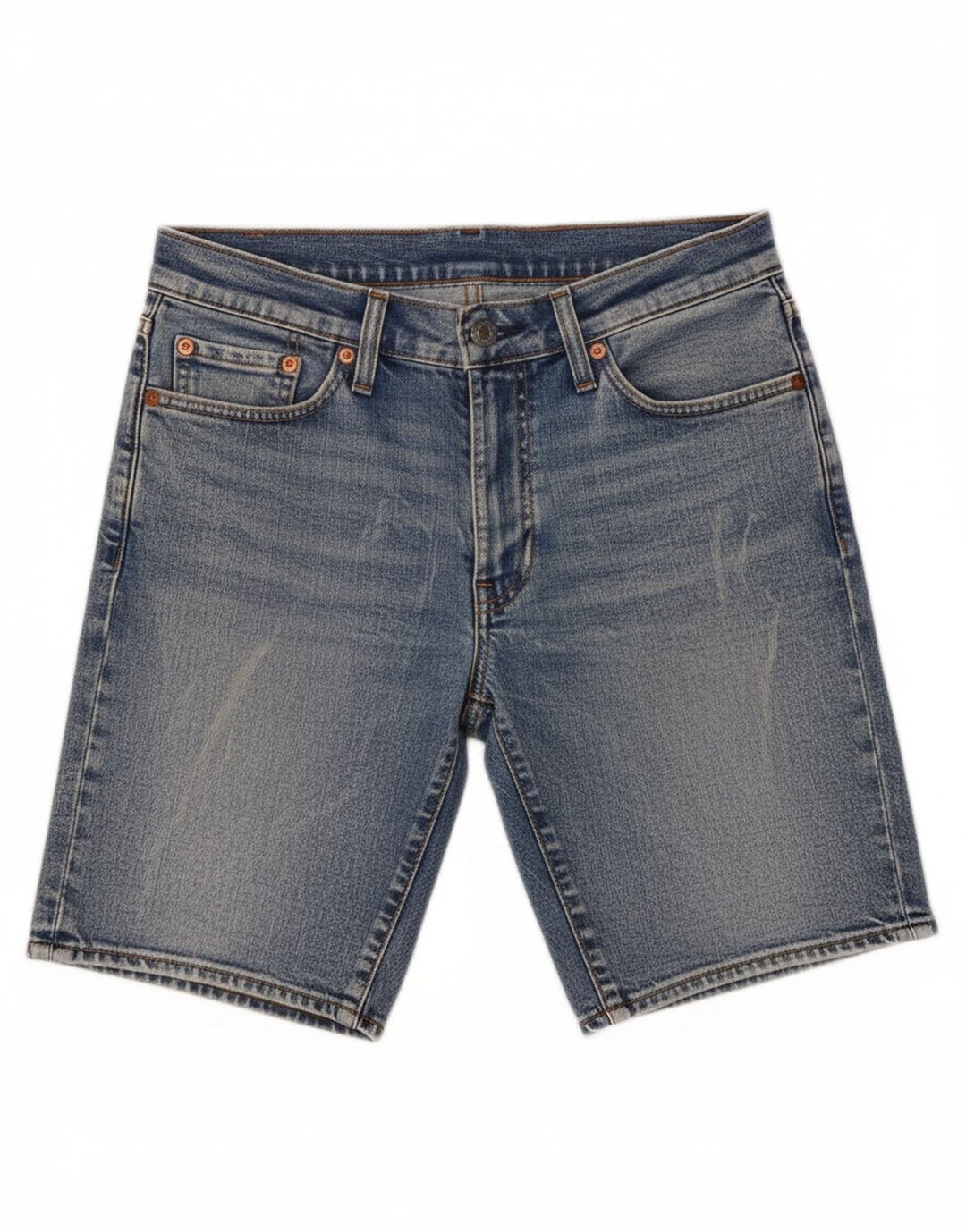 LEVI'S Mens 511 Slim Fit Denim Shorts W29 Small Blue Cotton