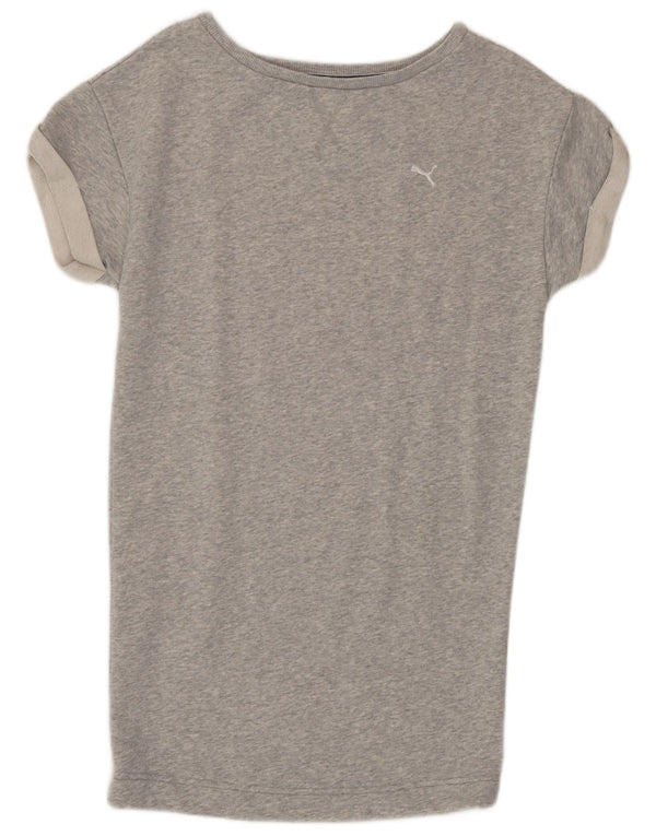 T-shirt da donna Puma UK 8 piccola grigia chiazzata