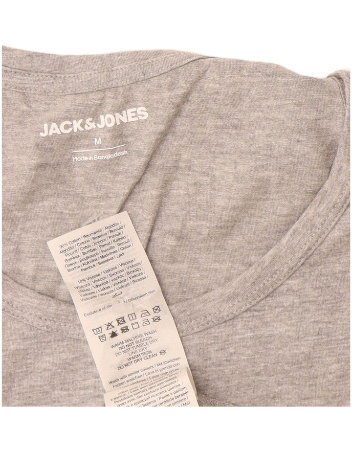 Canotta da uomo Jack & Jones in cotone grigio medio