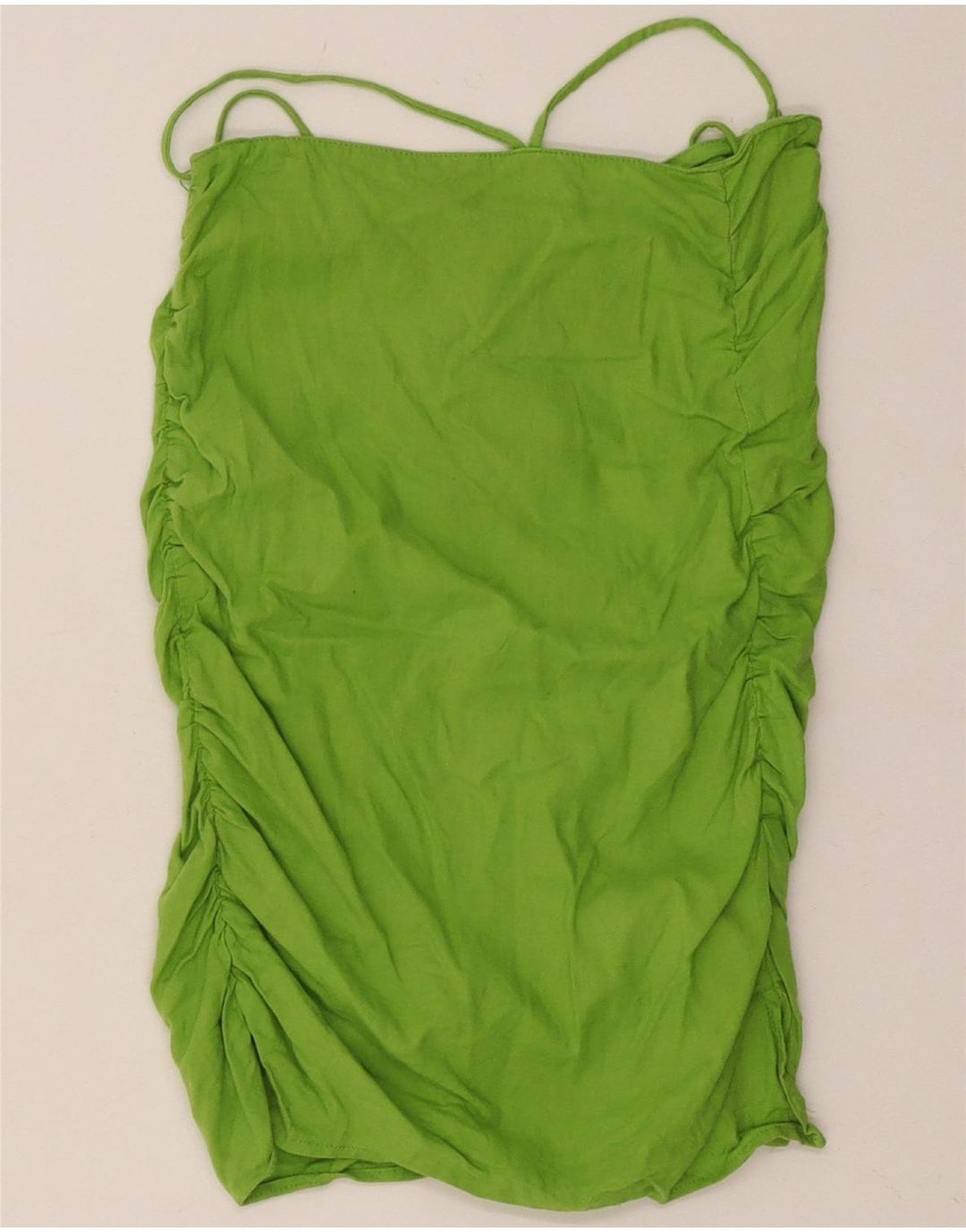 Top ZARA da donna con spalle scoperte UK 4 XS verde