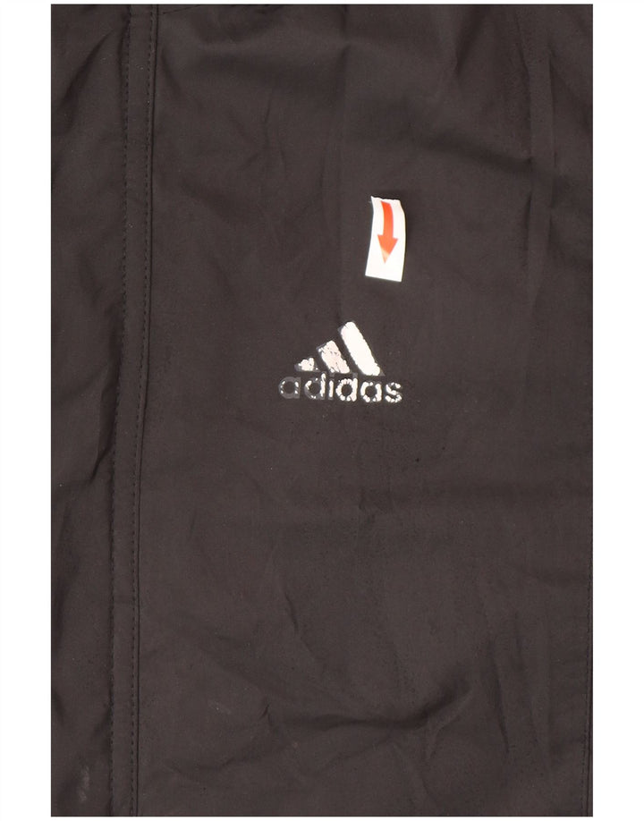 Cappotto Adidas Graphic Windbreaker da ragazzo 13-14 anni in poliammide nero
