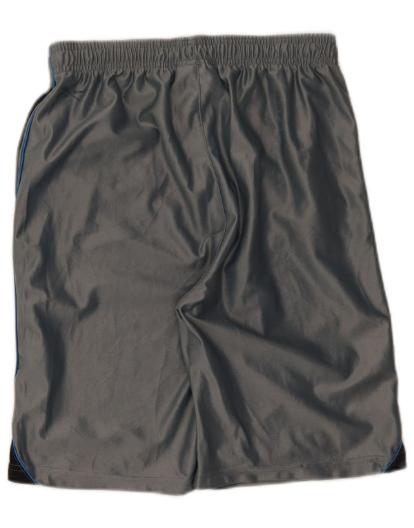 Pantaloncini sportivi Reebok da uomo XL in poliestere color block grigio