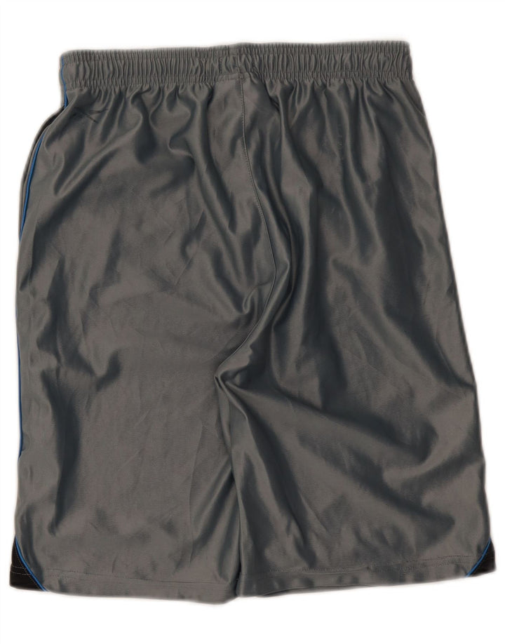 Pantaloncini sportivi Reebok da uomo XL in poliestere color block grigio