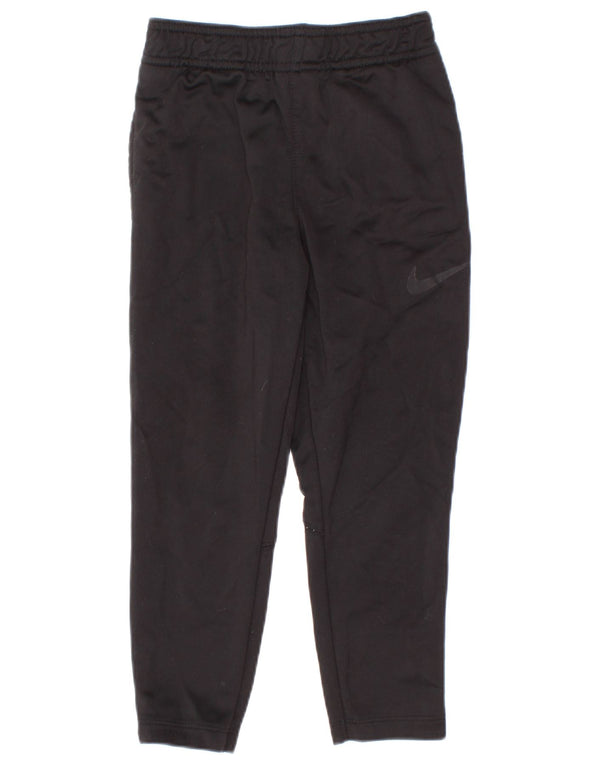 Pantaloni della tuta da ragazzo Nike Dri Fit 3-4 anni XS poliestere nero