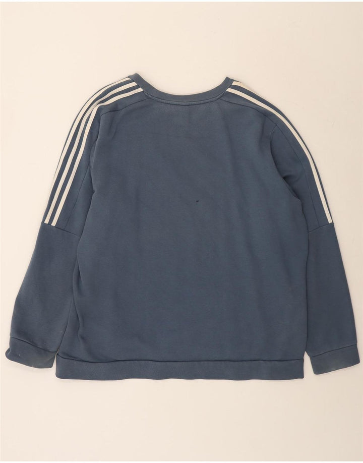 Felpa Adidas Uomo Maglione 2XL Cotone Blu