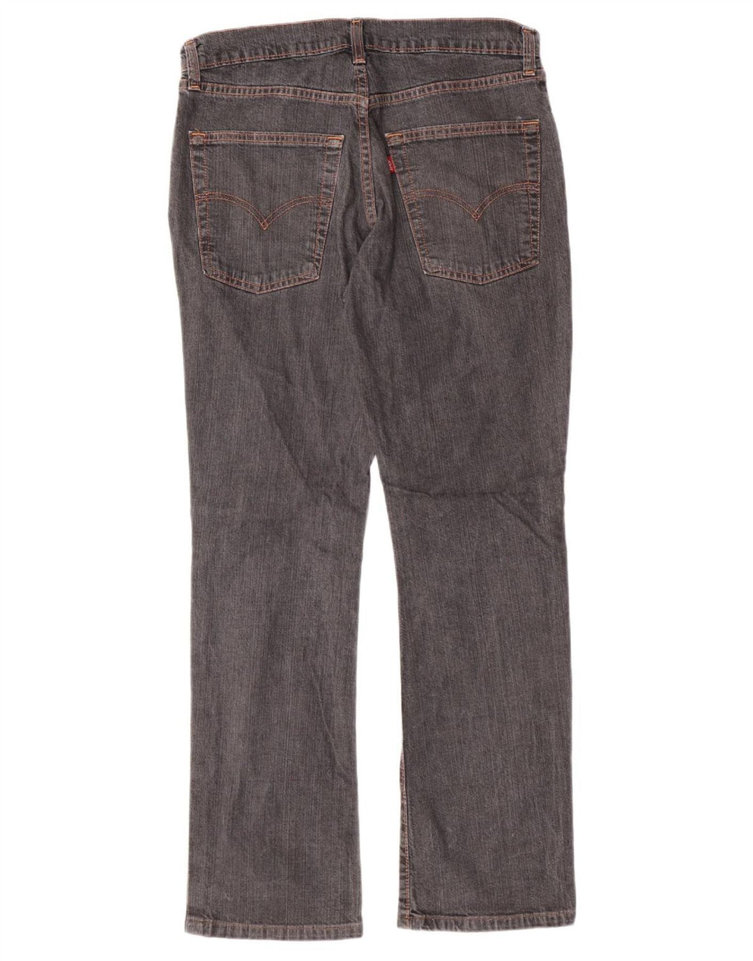Jeans dritti 525 da donna LEVI'S W32 L30 cotone grigio