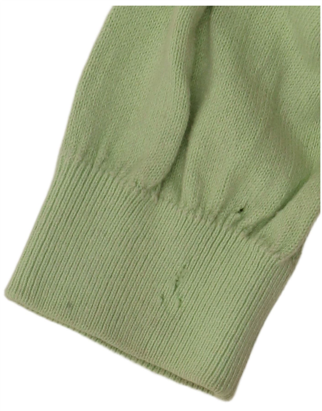 Polo da donna BENETTON UK 16 Large verde in cotone color block