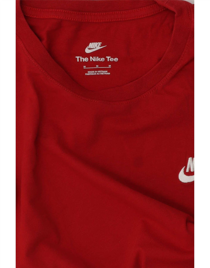 T-shirt da uomo Nike Top in cotone rosso medio