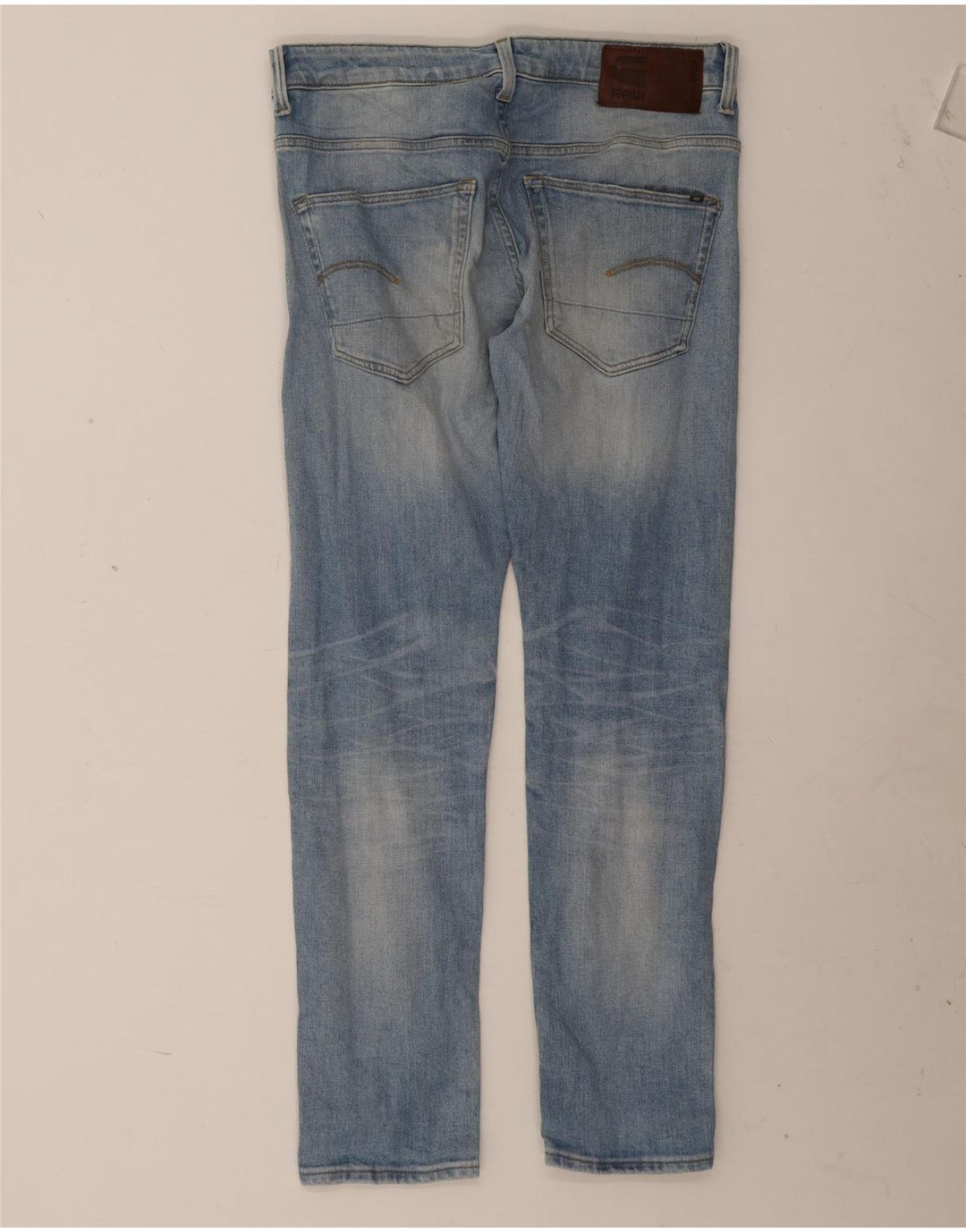Jeans slim da uomo G-Star 3301 W33 L32 cotone blu