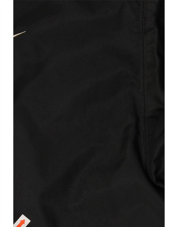 Giacca imbottita con grafica NIKE da uomo UK 39/41 nylon nero medio