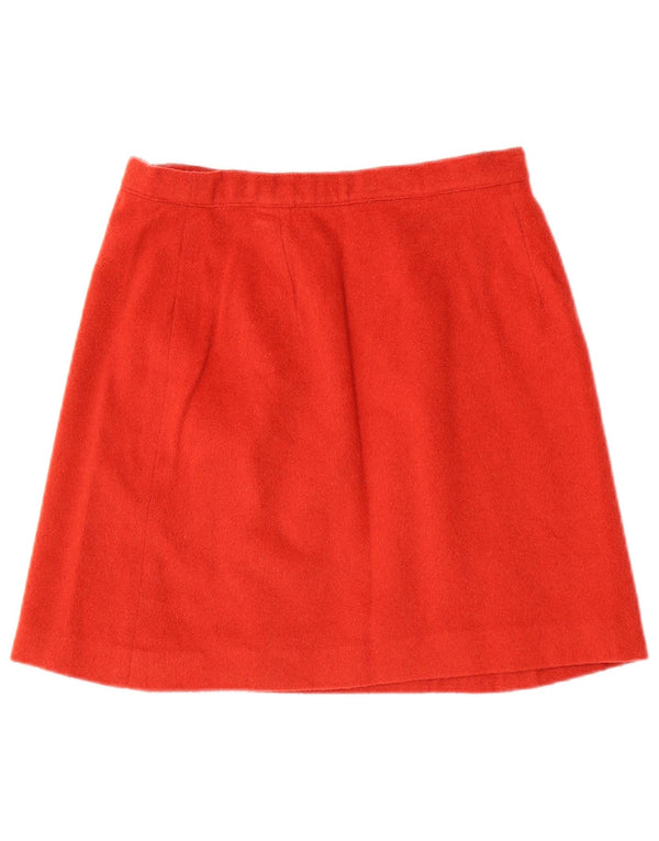 Mini gonna a portafoglio vintage da donna W26 piccola marrone