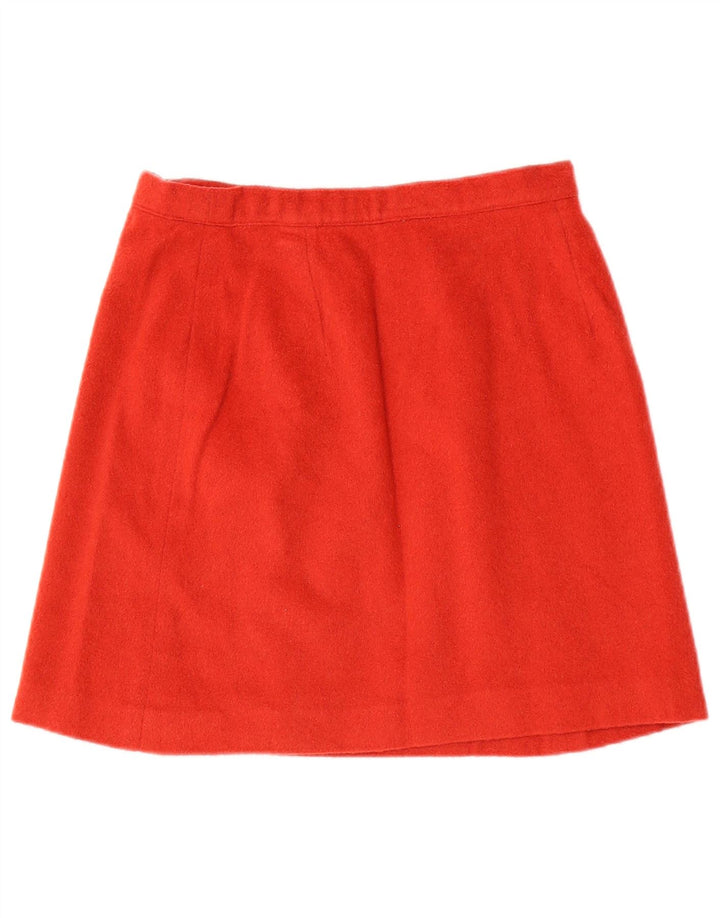 Mini gonna a portafoglio vintage da donna W26 piccola marrone