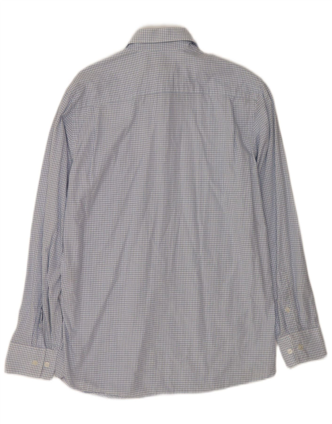 Camicia Dkny da uomo in cotone a quadri piccoli blu