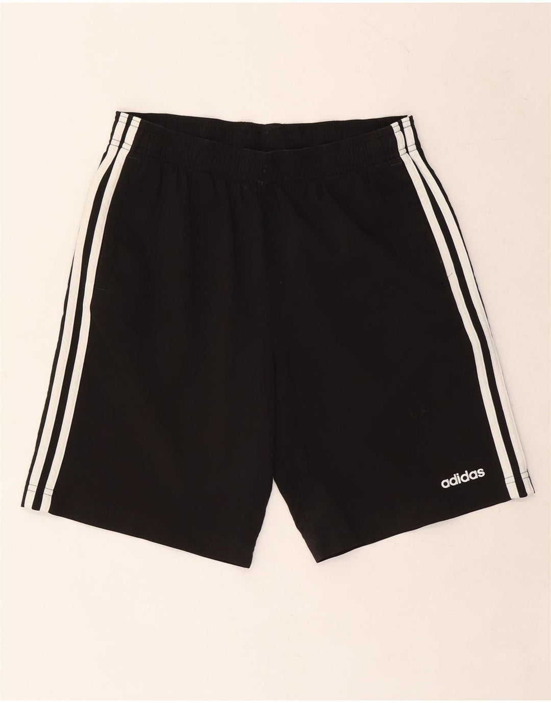 Pantaloncini sportivi Adidas da ragazzo 15-16 anni in poliestere nero