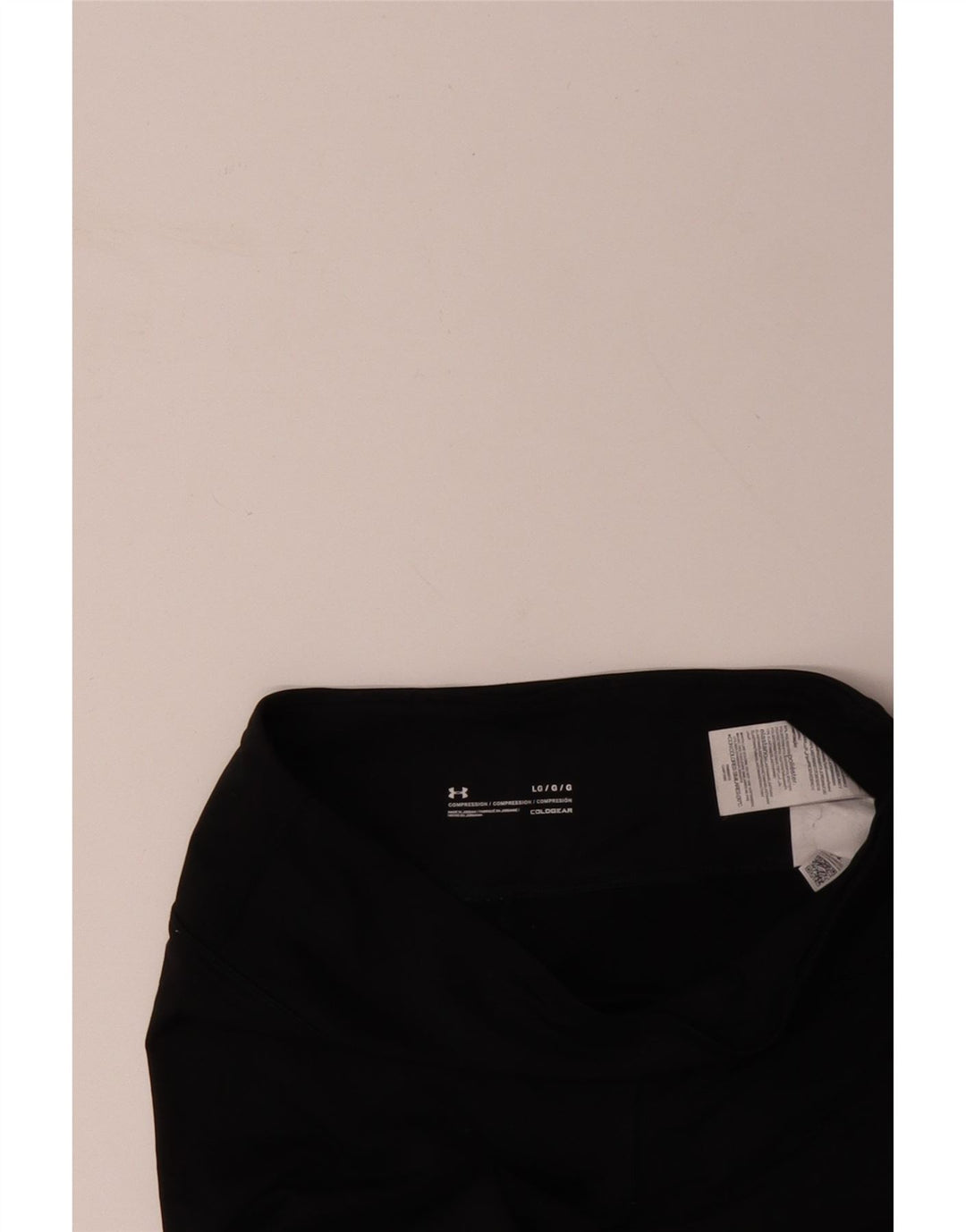 UNDER ARMOUR Leggings Cold Gear da donna UK 14 Large Nero Poliestere