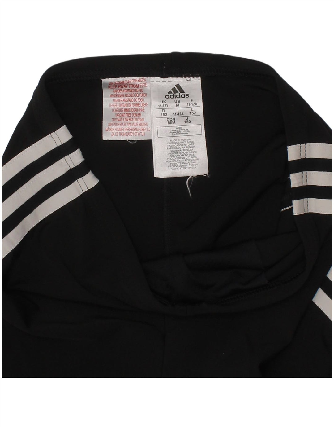 Pantaloncini sportivi Adidas bambina 11-12 anni poliestere nero