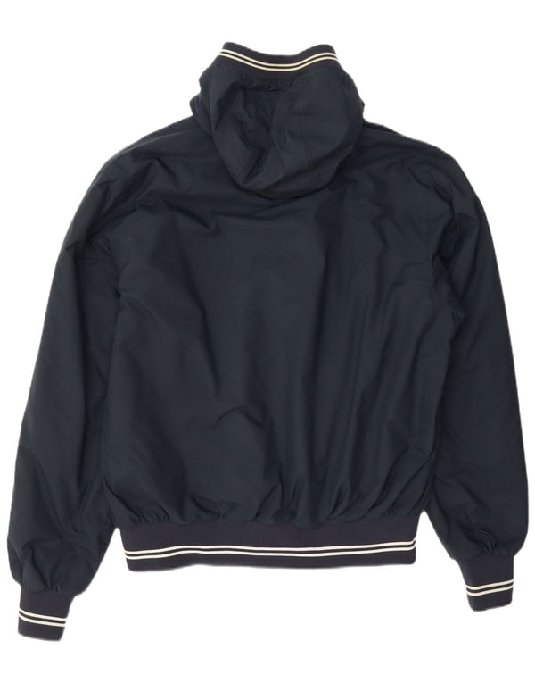Giubbotto bomber con cappuccio da uomo North Sails UK 40 Large blu navy in poliammide