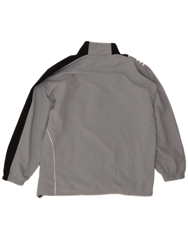 Giacca da tuta da uomo Adidas UK 48/50 XL Poliestere color block grigio