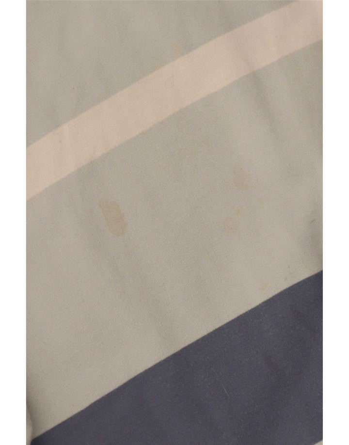 Felpa da uomo Ellesse Maglione in cotone a righe blu medio