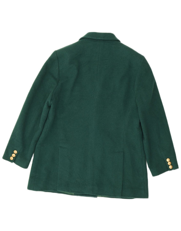 Giacca Blazer Doppiopetto Donna Les Copains IT 48 XL Lana Verde