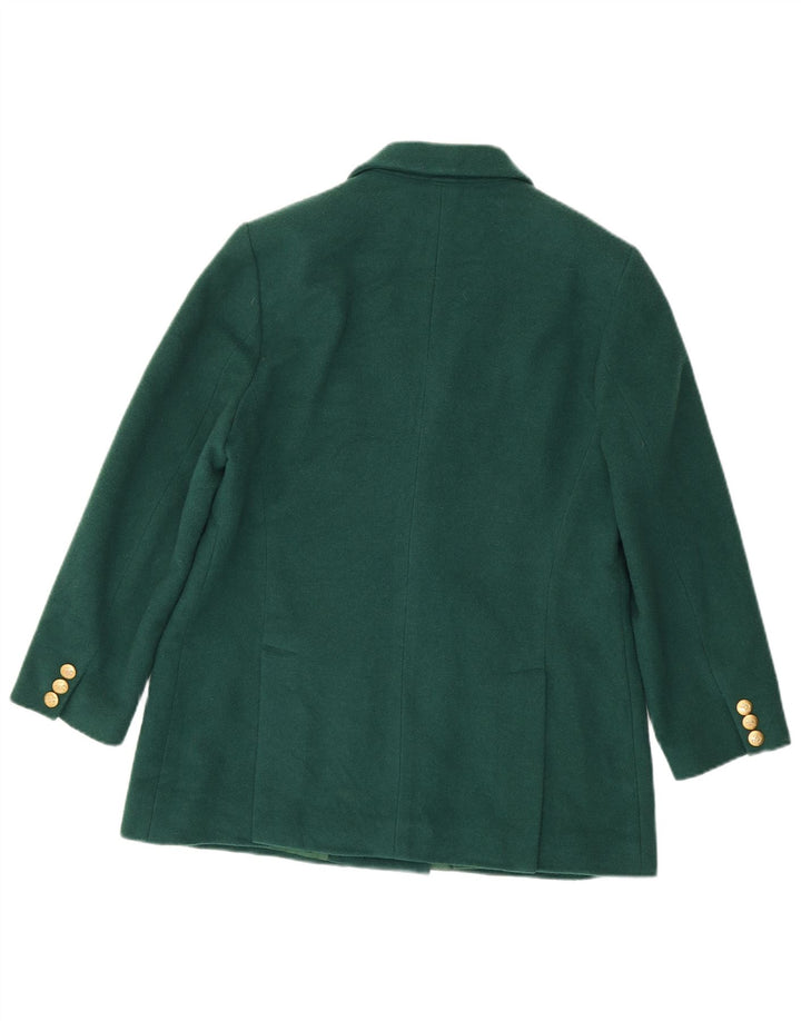 Giacca Blazer Doppiopetto Donna Les Copains IT 48 XL Lana Verde