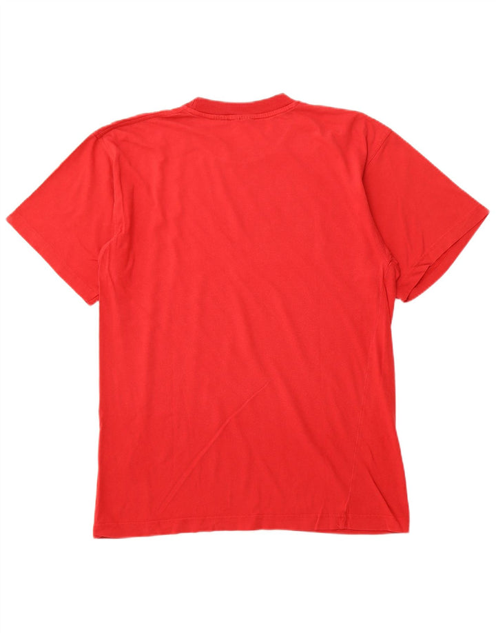 T-shirt grafica da uomo FILA Top rosso medio in cotone