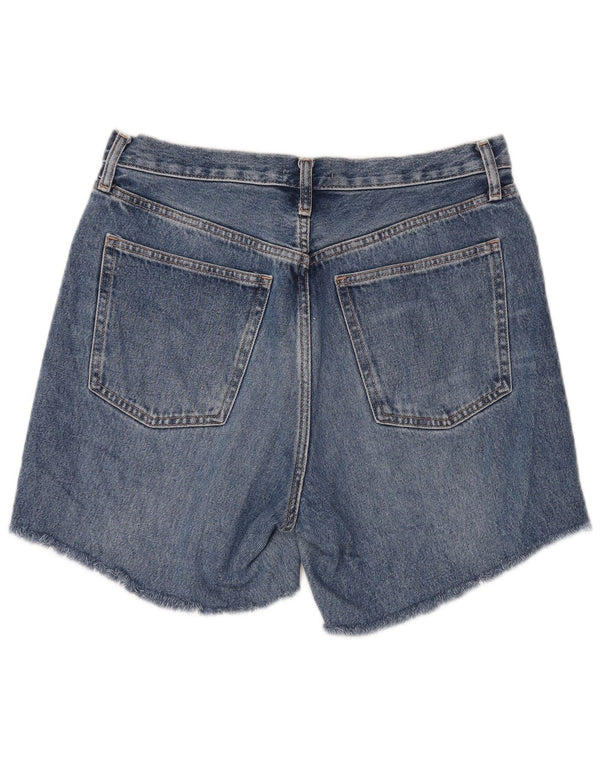 Zara Womens Denim Shorts EU 40 Medium W30 Blue Cotton