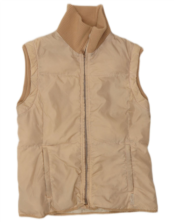 Gilet imbottito da donna LOTTO UK 8 piccolo in nylon beige