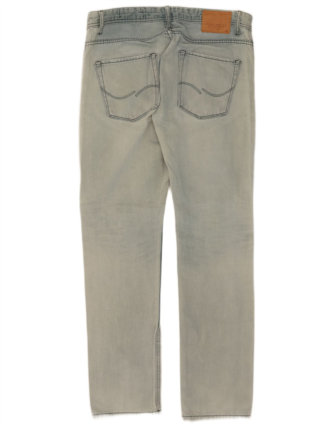 Jack & Jones Uomo Tim Slim Jeans W36 L34 Cotone Blu