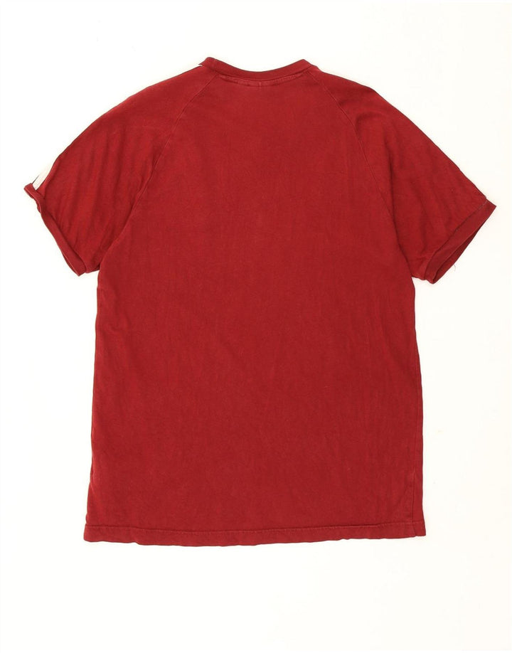 T-shirt da uomo Adidas Top in cotone rosso medio