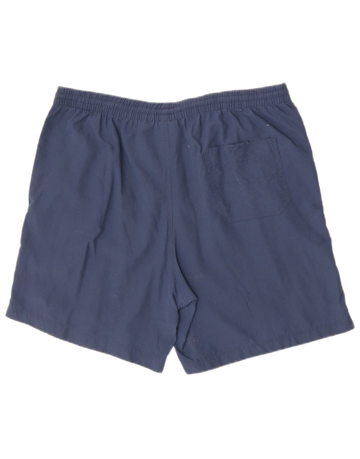Pantaloncini sportivi Reebok da uomo di grandi dimensioni in nylon blu navy