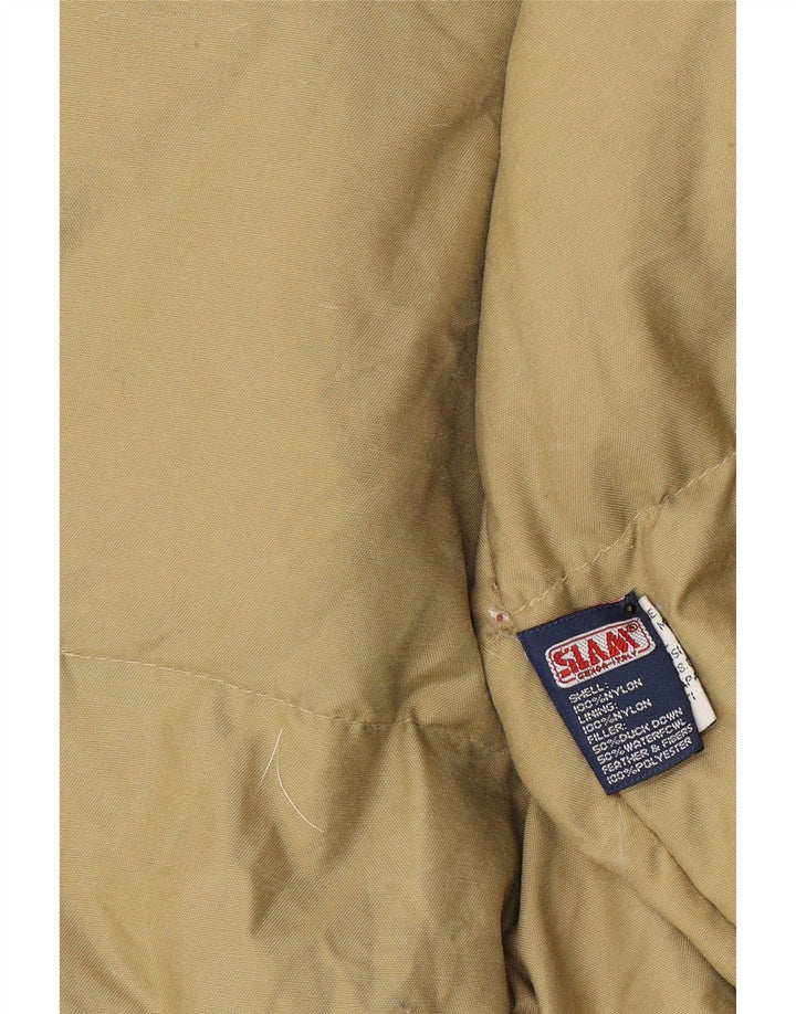 Giacca imbottita oversize con cappuccio da donna Slam UK 14 nylon nero medio