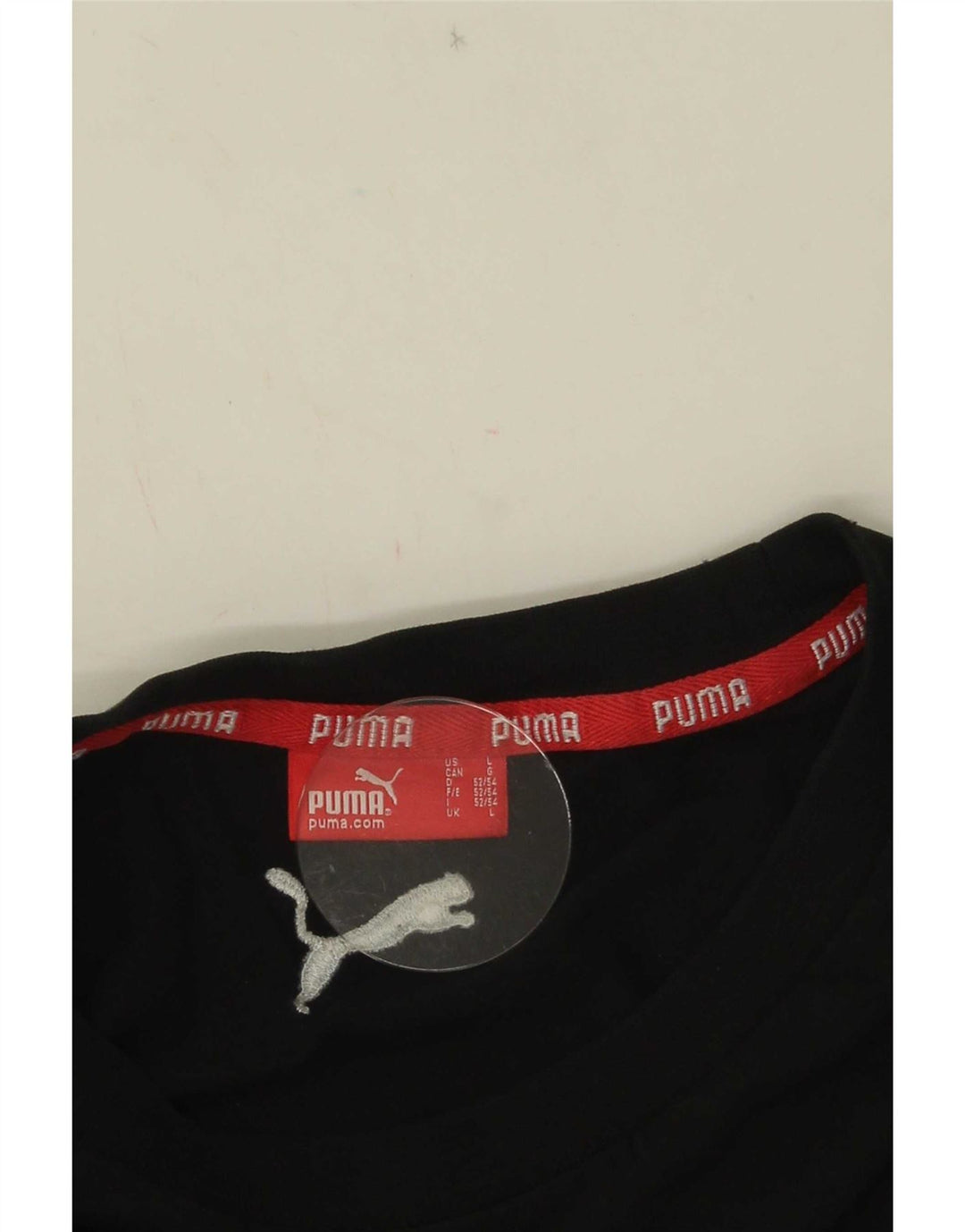 T-shirt grafica da uomo Puma Large nera