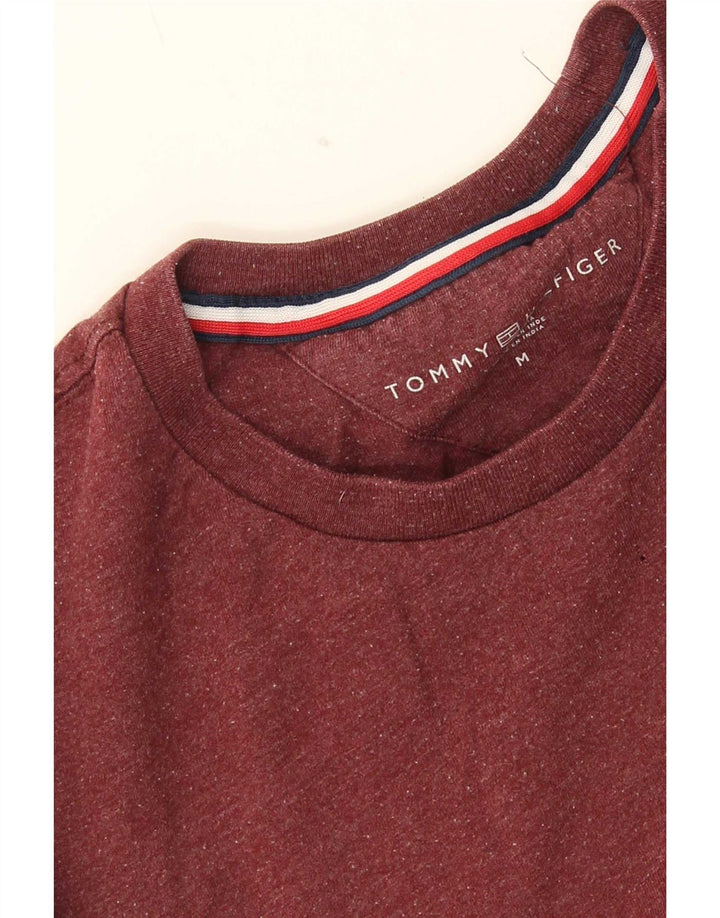 T-shirt da uomo Tommy Hilfiger Top marrone medio